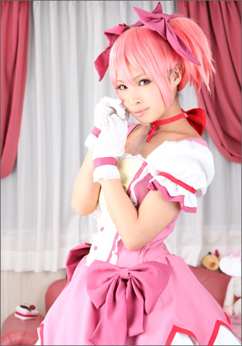 魔法少女 まどか☆マギカ 鹿目 まどか 風 風 ウィッグ