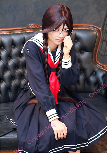 ダンガンロンパ 腐川 冬子 風 ウィッグ