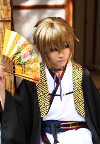 薄桜鬼 風間 千景 風 ウィッグ