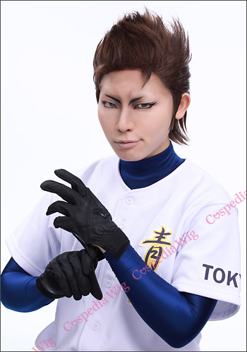 ダイヤのA 倉持 洋一 風 ウィッグ