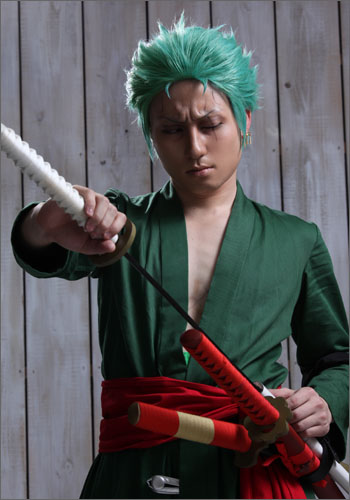 ONEPIECE ロロノア ゾロ 風 ウィッグ