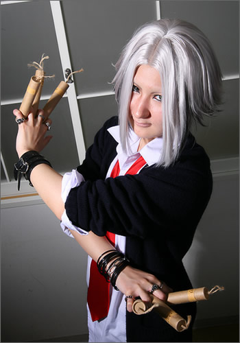 家庭教師ヒットマン!REBORN 獄寺 隼人 風 ウィッグ 【アウトレット セール】