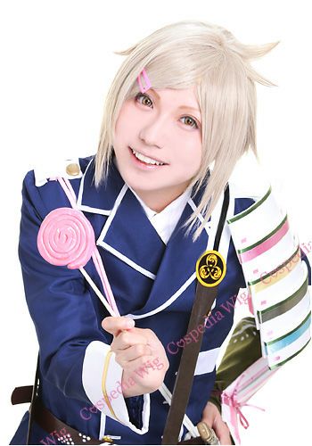 【新品】刀剣乱舞 乱藤四郎 セット済みコスプレウィッグ Amazon.co.jp: Cos Monde 刀剣乱舞 乱藤四郎ウィッグ コスプレウィッグ
