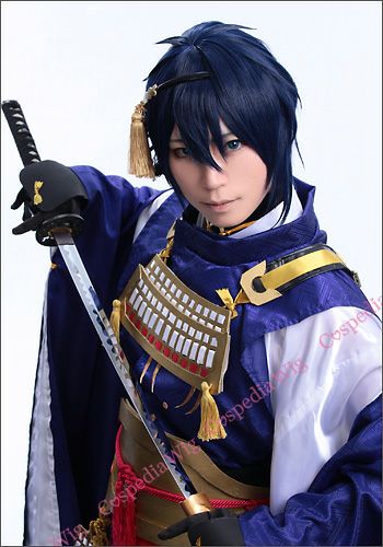 蓮*様 刀剣乱舞　三日月宗近　ウィッグ 刀剣乱舞 三日月宗近 コスプレウィッグ 激安販売｜Cosbravoコスプレ