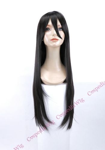 NO.805P ストレート黒ウィッグ ロングストレート(80cm) ナチュラルブラック ロングストレート(80cm