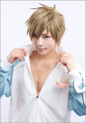 Free! 橘 真琴 風 ウィッグ 【カラー変更可】 Free! 風 ウィッグ