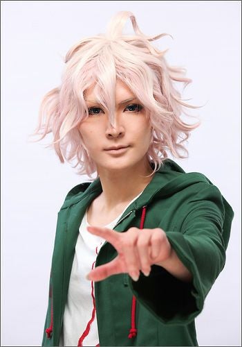 スーパーダンガンロンパ2 狛枝 凪斗 風 ウィッグ ダンガンロンパ 風