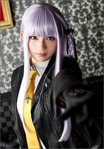 ダンガンロンパ 霧切 響子 風 ウィッグ ダンガンロンパ 風 ウィッグ