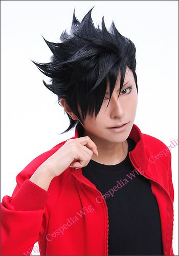 ハイキュー!! 黒尾 鉄朗 風 ウィッグ ハイキュー 風 ウィッグ