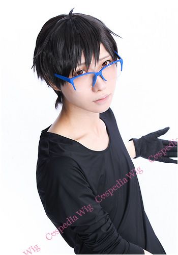 勝生勇利 コスプレ 衣装 ウィッグ 眼鏡 ユーリ!!! on ICE 勝生勇利 コスプレウィッグ - snowshop雪乃屋