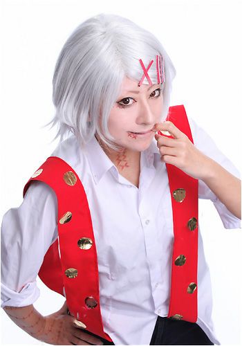 東京喰種(トーキョーグール) 鈴屋什造 風 ウィッグ 東京喰種