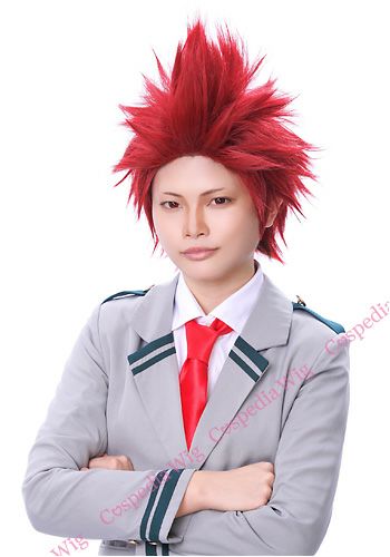 僕のヒーローアカデミア 切島鋭児郎 コスプレ ウィッグ Amazon.co.jp: 耐熱 コスプレ ウィッグ 僕のヒーローアカデミア 切島鋭