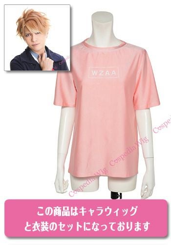 A3! 茅ヶ崎至 夏服 風 プリントTシャツ【ウィッグ+衣装セット