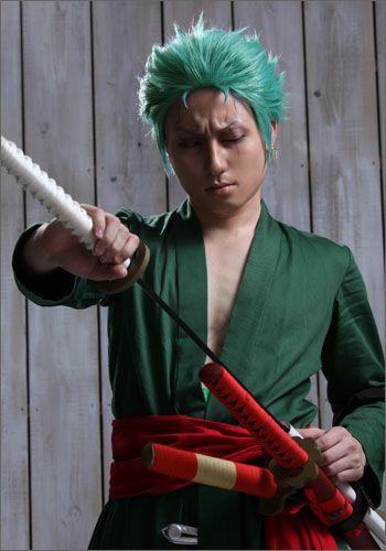 ONE PIECE ロロノア ゾロ 風 ウィッグ ONE PIECE 風 ウィッグ