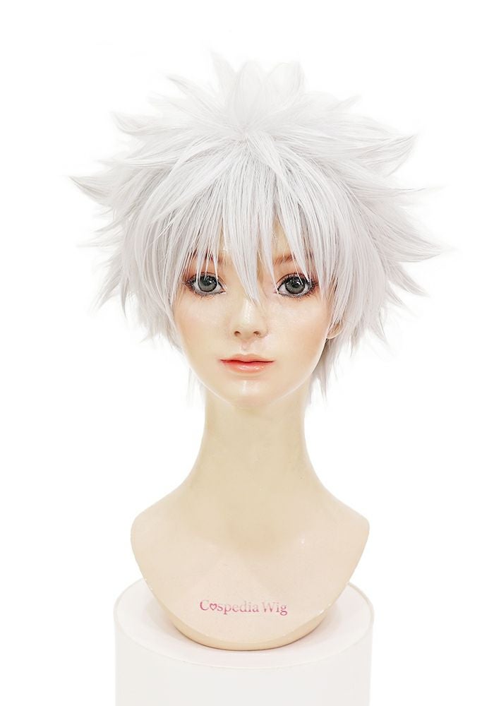 キルア コスプレ ウィッグ 衣装 靴 フルセット Amazon.co.jp: [NAMIKOE] キルア コスプレ 衣装 ウィッグ 靴付き フル